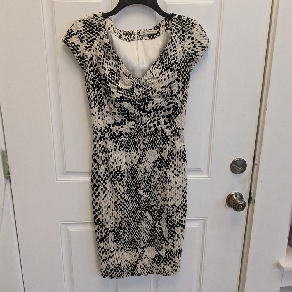 Samantha Sung London Hand Drawn Sheath Dress
